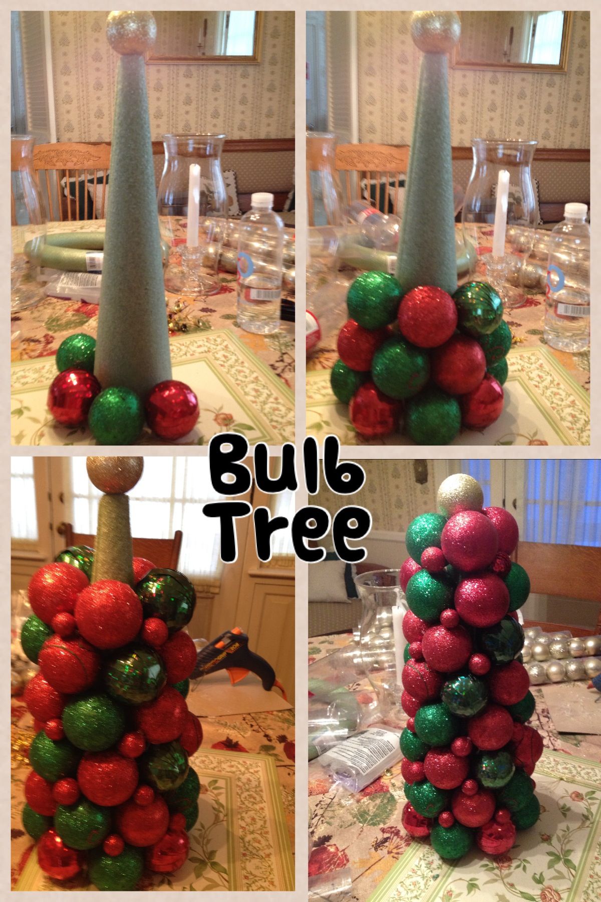 Christmas Bulb Tree Only Took About An Hour Used 45 Christmas Bulb Tree Only Took About An Hour Used 45