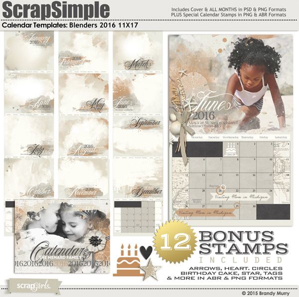 birthday calendar homemade to dos pinterestscrapsimple 11x17 calendar template 2015