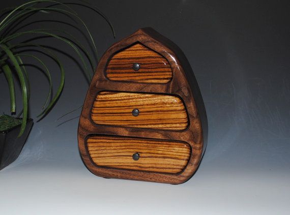 Download Wood Pod Style Jewelry Box Art Box Stash Box Gift by ...