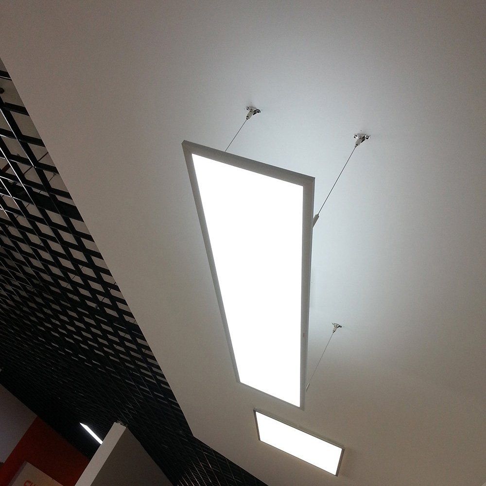 Pannello led 120x30 40 watt sottile rettangolare da 4000k a 4500k ... La luce bianca