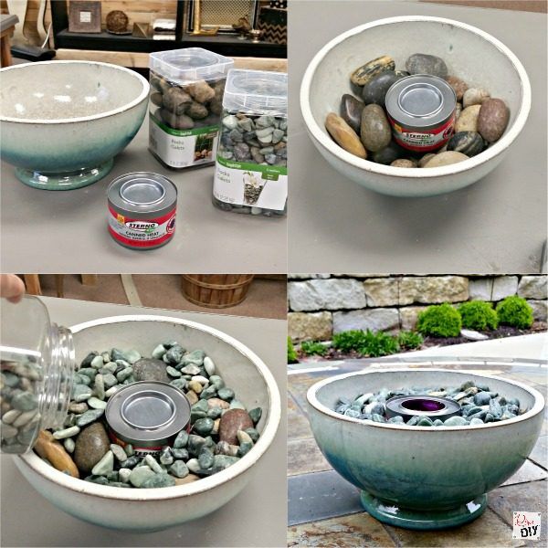 How to Make 2 Table Top Fire Pit Bowls | Diva of DIY