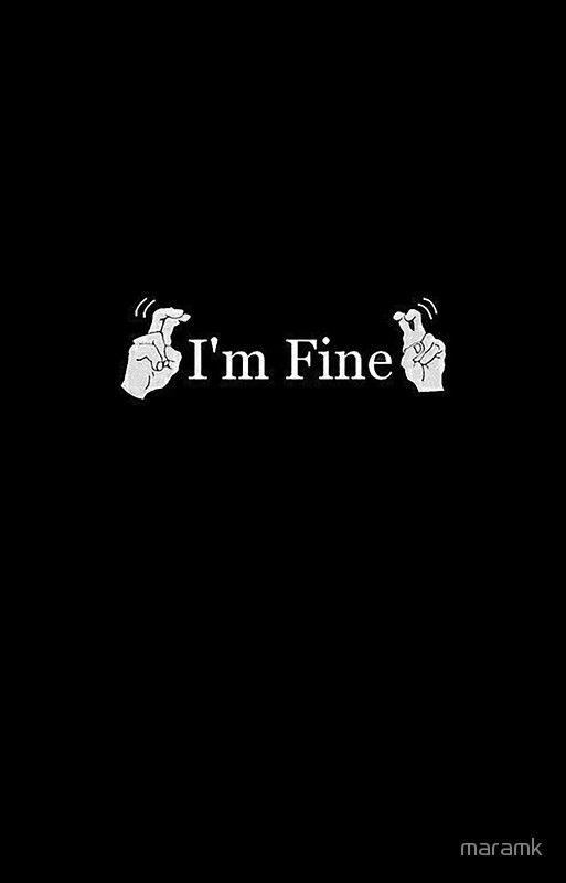 'I AM FINE' iPhone 11 - Soft by maramk 'I AM FINE' iPhone 11 - Soft by maramk