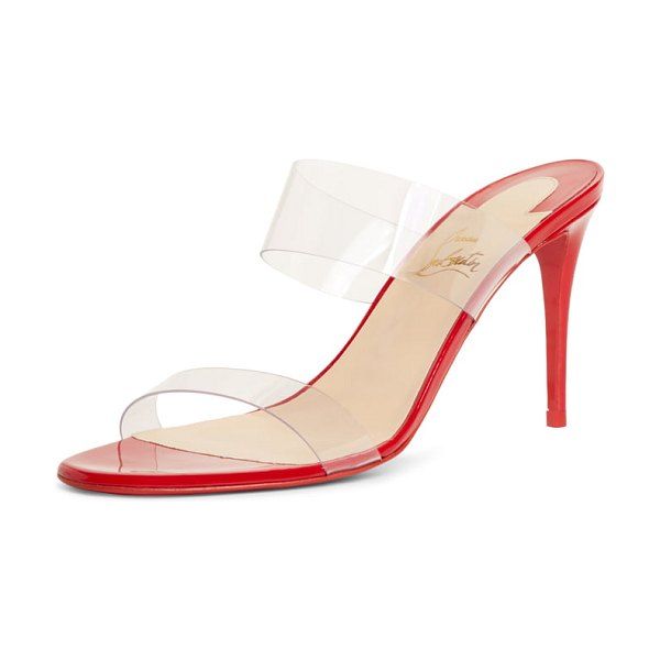christian louboutin nicol is back red sole slide sandals