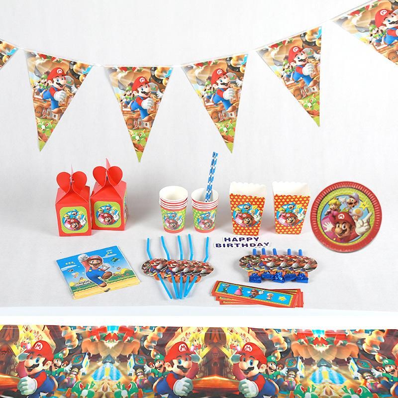 Super Mario Fournitures D Anniversaire Kit D Anniversaire Vaisselle Jetable Decorations D Anniversaire Pour Enfant Kit Super Mario Fournitures D Anniversaire Kit D Anniversaire Vaisselle Jetable Decorations D Anniversaire Pour Enfant Kit