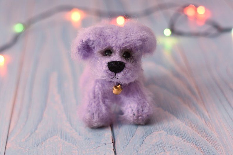 Twinkle Puppy Hand Knitted Toy Dog