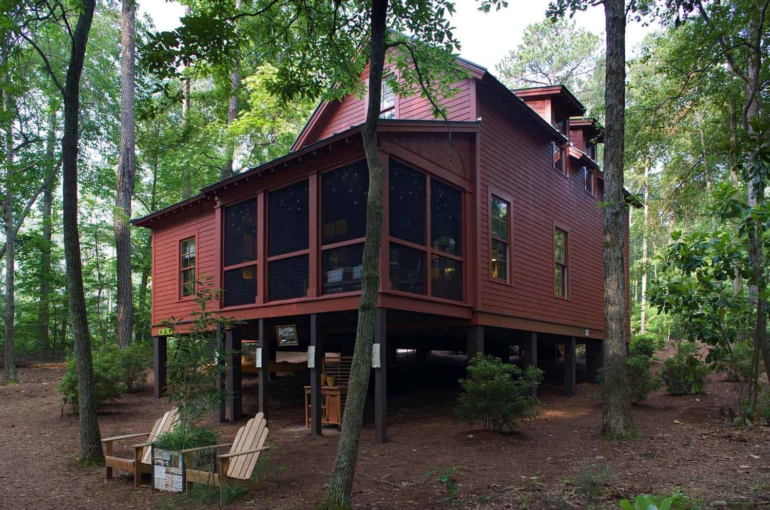 Small And Cozy Rustic Cabin In Georgia Carolina Jessamine Cottage Carolina Jessamine Cottage