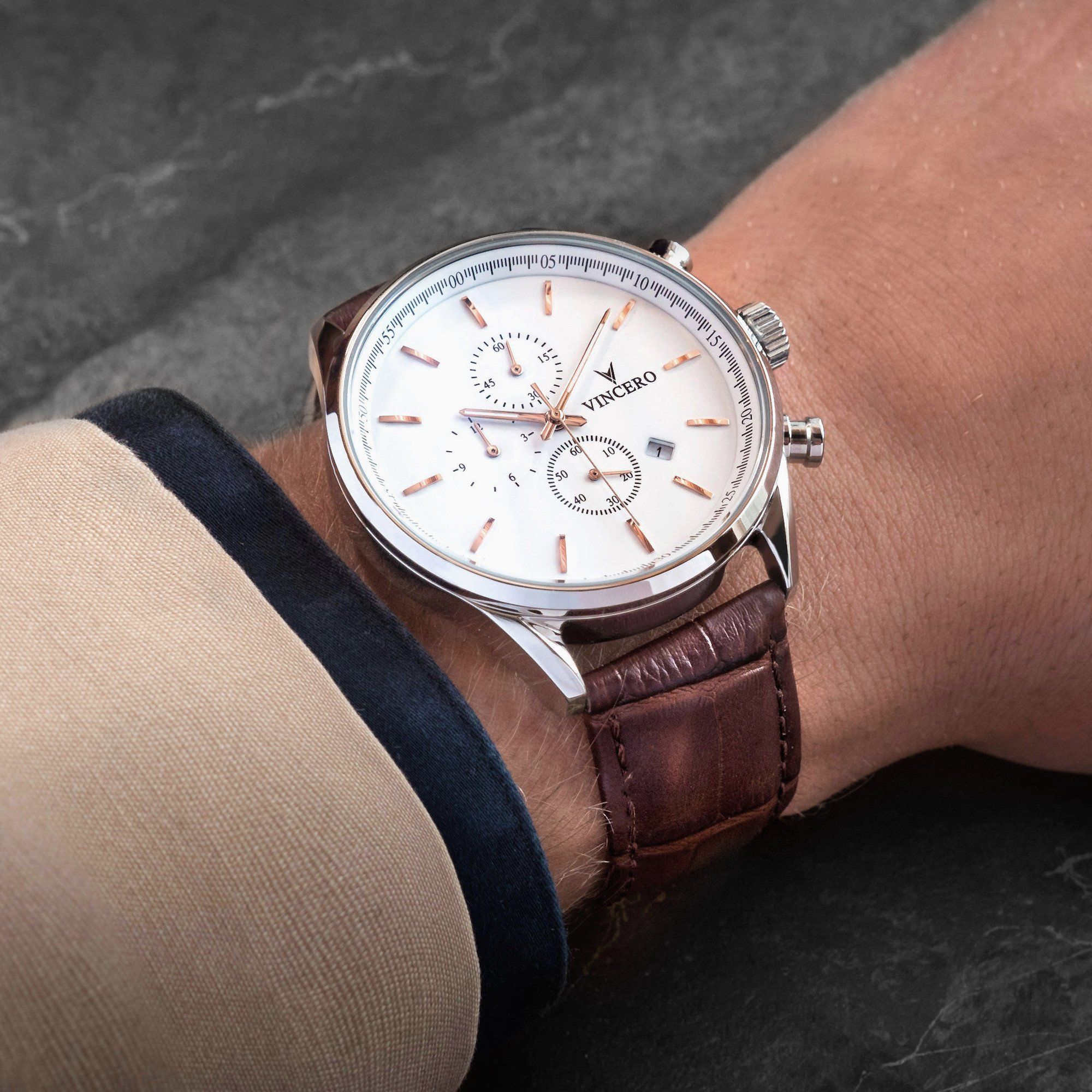 The Chrono S - Silver/Rose Gold | Watches for men, Best watches for men