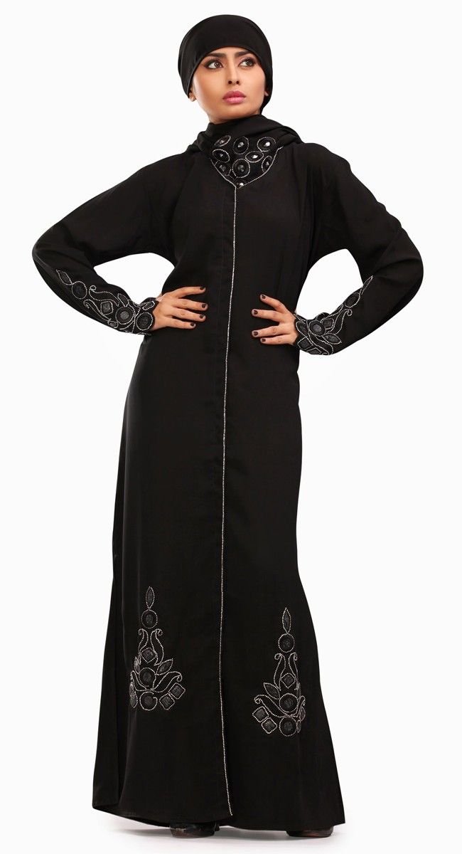 Trendy Black Color Designer Abaya Dubai Fancy trendy black color designer abaya dubai fancy