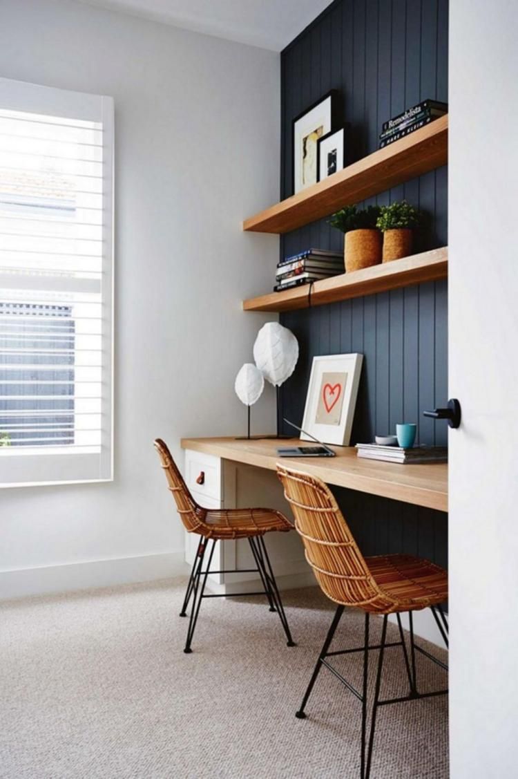 55+ Inspiring And Useful Home Office Cabinet Design Ideas