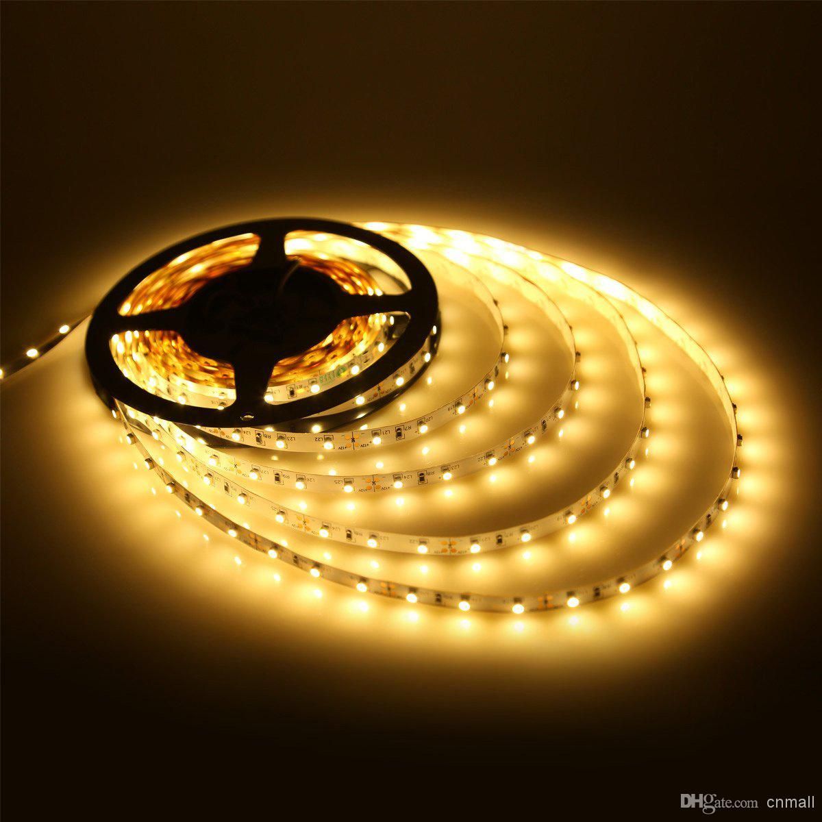 Led Strips 5m5630 5050 3528 Smd 60led Strip Light Waterproof Flexiable 300led Cool Pure Warm White Red Blue From Cnmall 6 08 Dhgate Com Lighting Led Light Strips Strip Lighting, Best Warm White Led Strip Lights