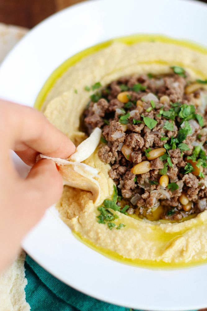 Hummus with Ground Beef Recipe Lebanese recipes Hummus with Ground Beef Recipe Lebanese recipes
