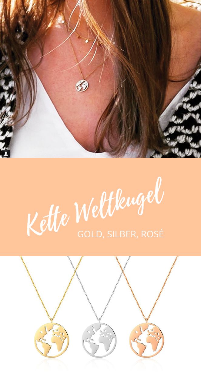NEU in unserem Shop: Filigrane #Kette mit #Weltanhänger in NEU in unserem Shop: Filigrane #Kette mit #Weltanhänger in