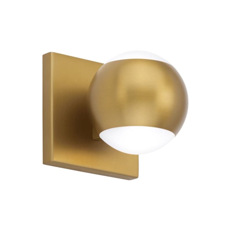 Tech Lighting 700bo1 Led9 277 Oko Single Light 4 1 2 Wide Tech Lighting 700bo1 Led9 277 Oko Single Light 4 1 2 Wide Integrated Led Bat Aged Br 3000k Indoor Bathroom Fixtures Sconce