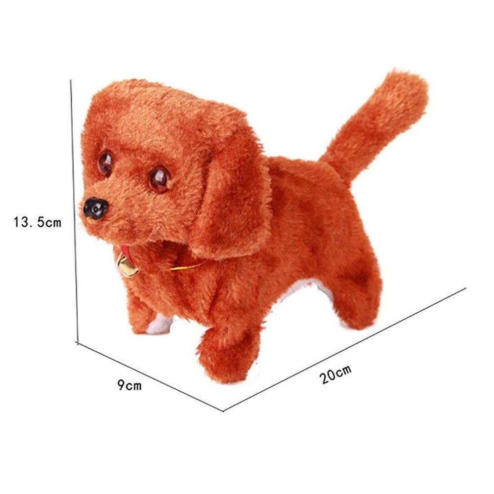 Cugbo Walking Barking Dog Plush Stuff Pet Puppy Kids Toy Sound And
