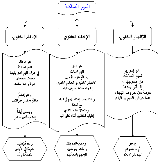 احكام النون الساكنة