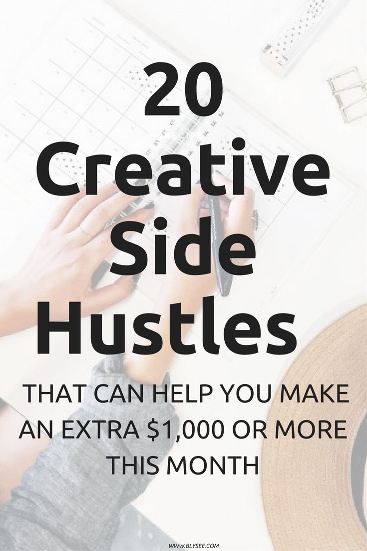 22 Side Hustles to Make Extra Money in how to make money online side hustle