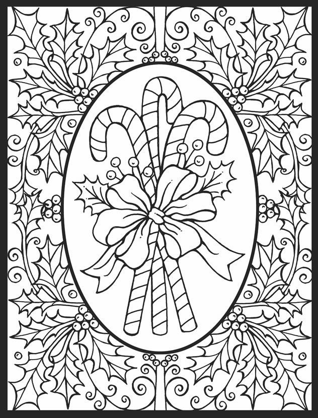 Christmas Square Cross Stitch Chart | Bluprint – Adult Coloring Pages