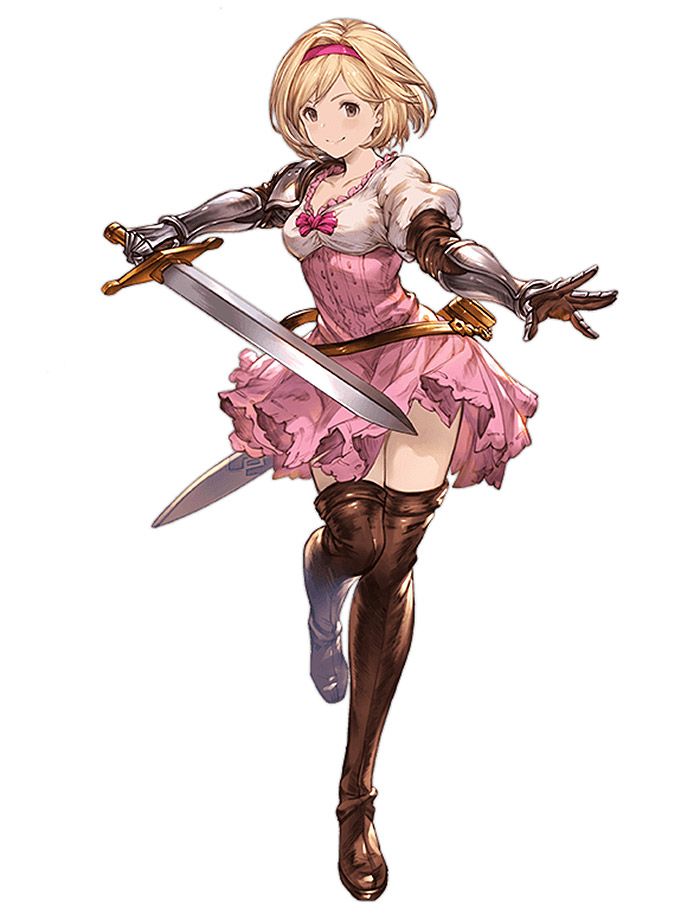 Fully Voiced Djeeta Character Design Art From Granblue Fantasy Art Illustration Artwork
