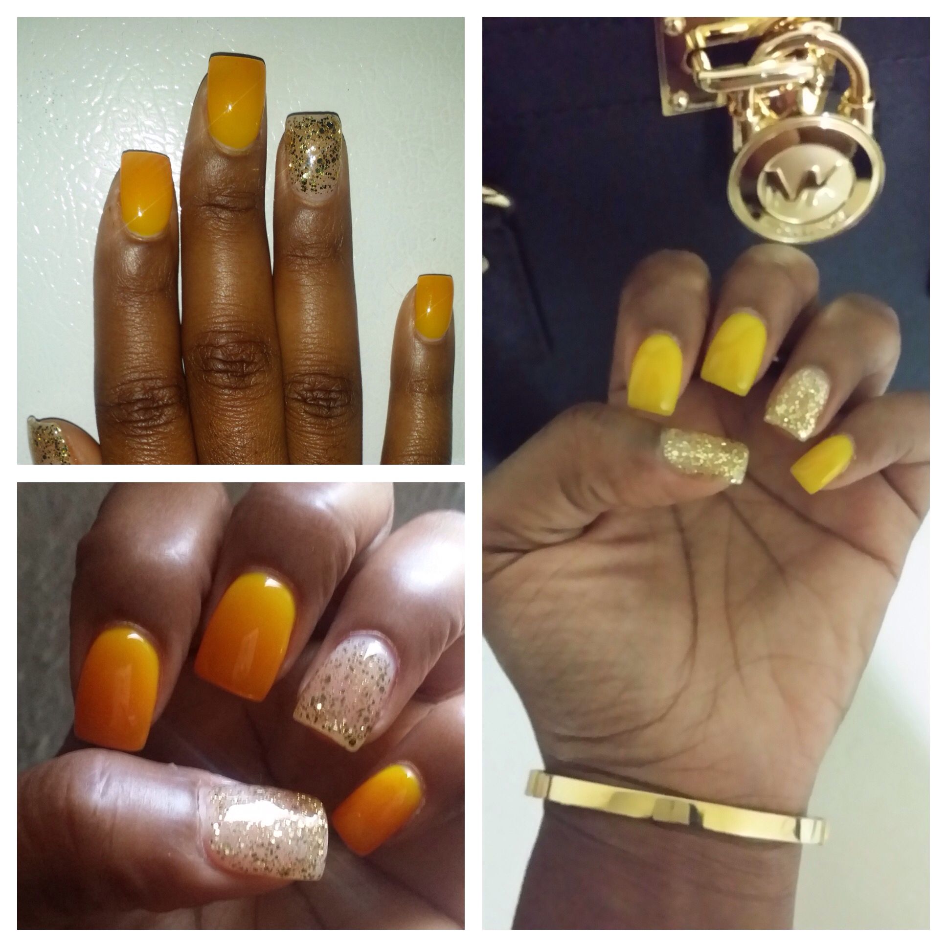 Lechat Tangi Mango Gel Mood Polish & Golden Bliss I Lechat Tangi Mango Gel Mood Polish & Golden Bliss I