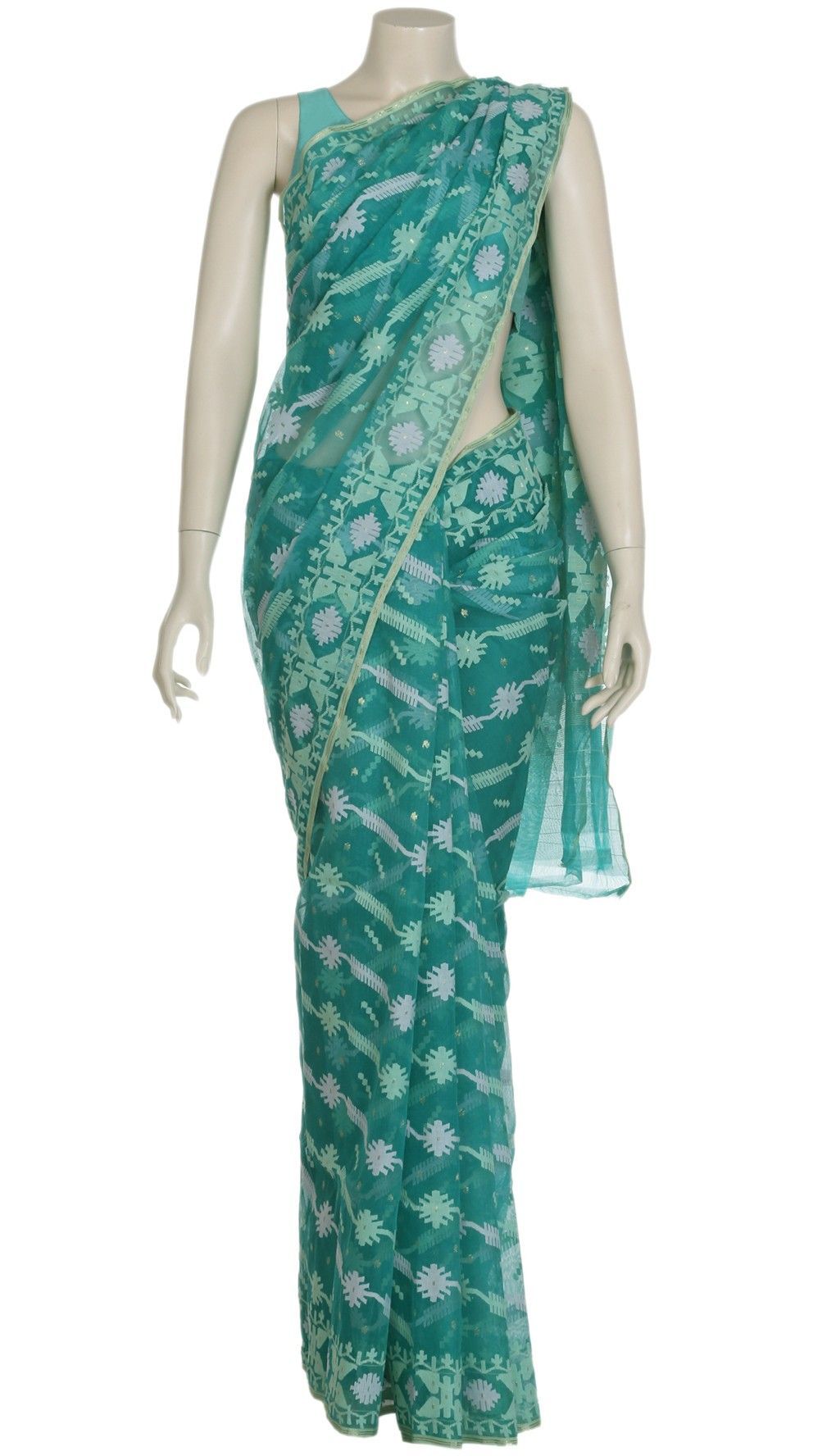 Green Half Silk Jamdani Saree Jamdani Saree Dhakai Jamdani Saree Fancy Sarees Green Half Silk Jamdani Saree Jamdani Saree Dhakai Jamdani Saree Fancy Sarees