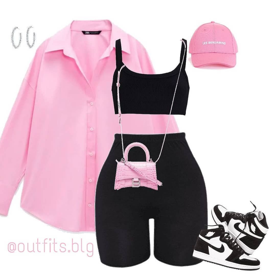 Pretty Girl Outfits, Tomboy Style Outfits, Baddie Outfits Casual, Cute Swag Outfits, Teen Fashion Outfits, Simple Outfits, Classy Outfits, Look Fashion, Trendy Outfits