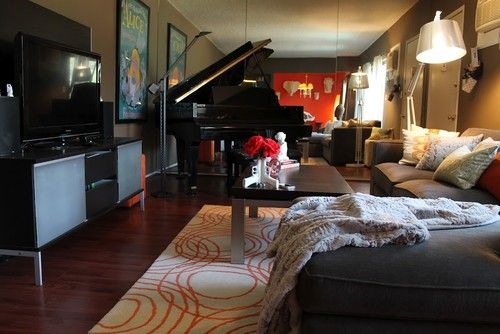 Grand Piano In Small Apartment Homestyle Pinterest Living Room Grand Piano In Small Apartment