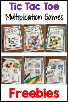 Multiplication Free Multiplication Facts Tic Tac Toe Multiplication Freebies Facts Tic Tac Toe Math Games Freebie From Games Learning Combines The Fun Of Tic Tac Toe And With Practice Of Basic Multiplication Facts