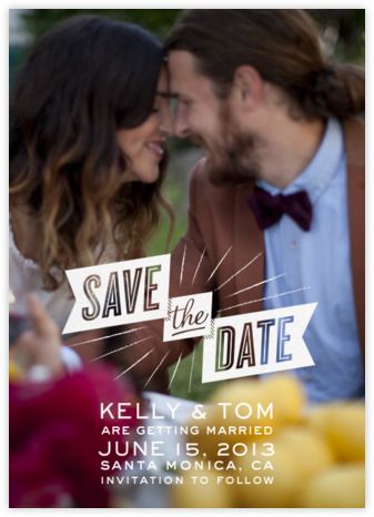 electronic save the date wedding
