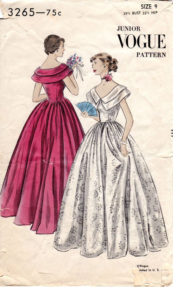 Junior Evening Dress Patterns