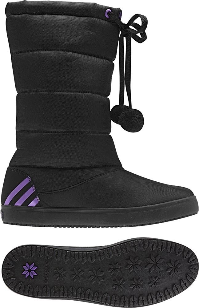 Adidas Seneo Snowflakes Kadin Siyah Cizme Q26408 Ayakkabi Kadin Boots Shoes Winter Boot