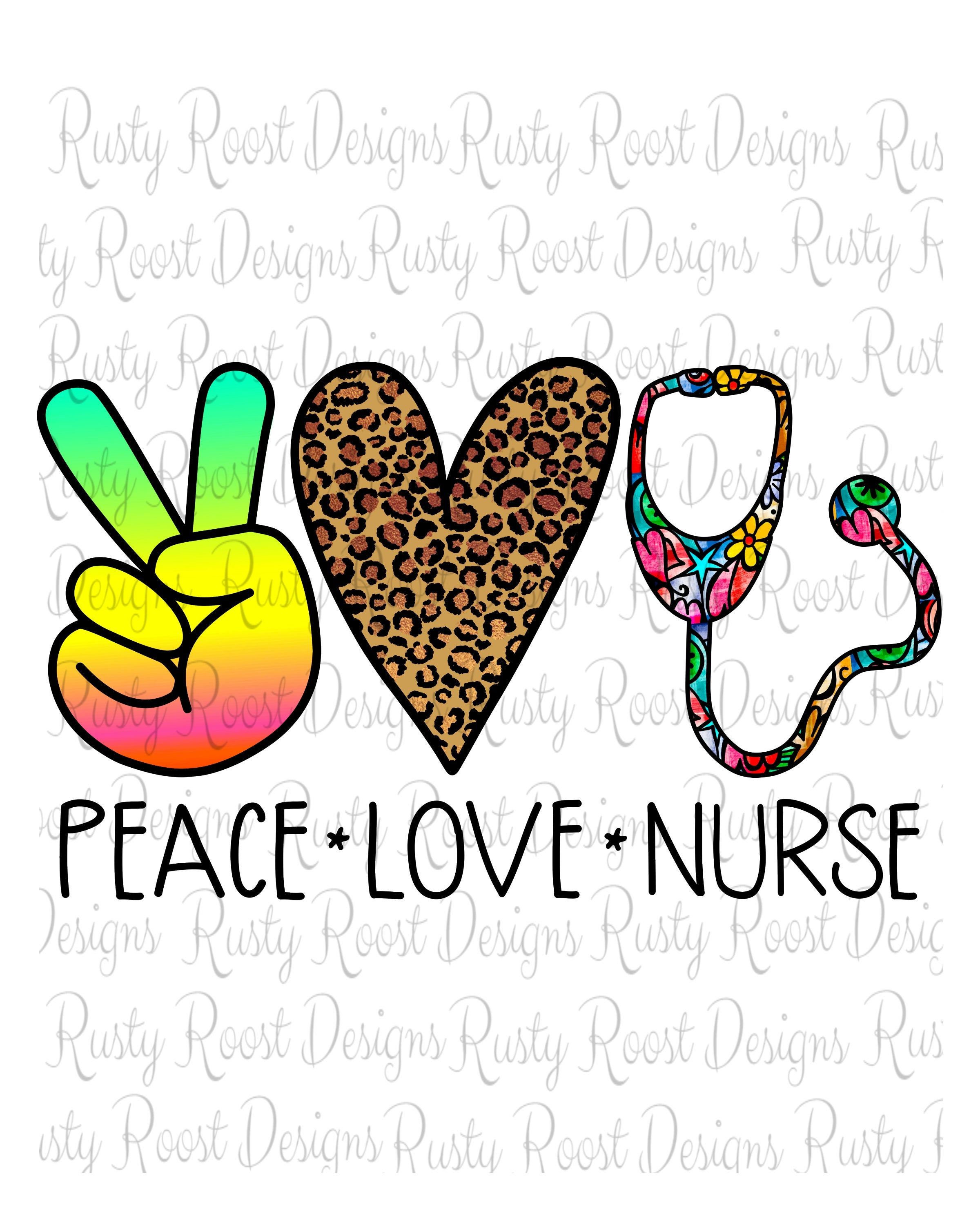 Free Free 85 Peace Love Nursing Svg SVG PNG EPS DXF File