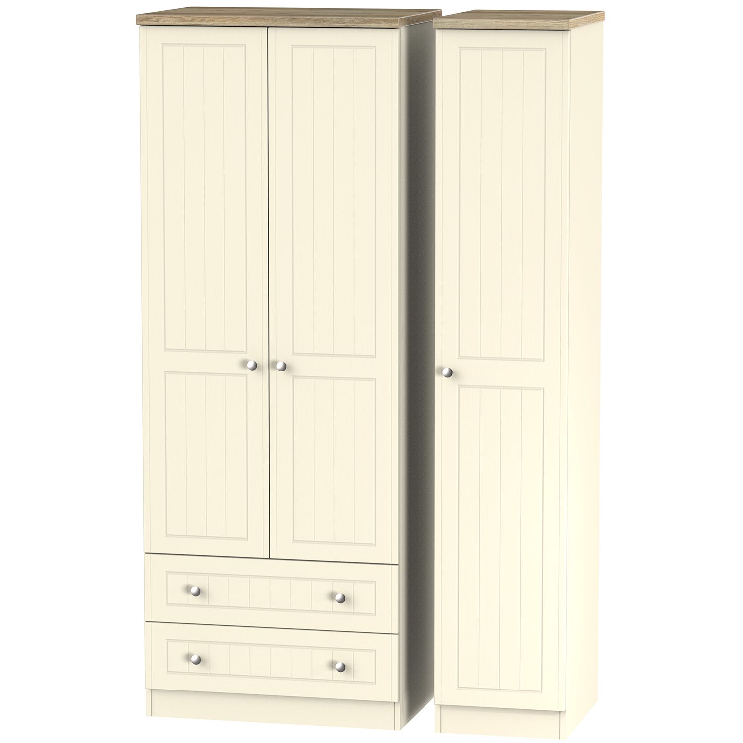 Vienna single door mirrored cabinet - white