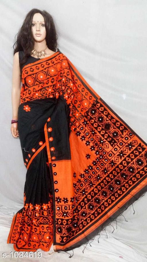 Sarees Attractive Silk Cotton Saree *Fabric* Saree - Silk Cotton, Blouse - Silk Cotton *Size* Size *Work* Woolen Work *Sizes Available* Free Size Catalog Rating: ★3.6 (204) Supplier Rating: ★3.9 (2931) SKU: CSSA (8) Free shipping is available for this item. Pkt. Weight Range: 500 Catalog Name: Aathmika Modern Silk Cotton woolen Embroidered work Sarees - happy creation sarees Code: 0211-10... Designer Blouse Patterns, Blouse Designs, Cotton Sarees Handloom, Silk Sarees Online, Work Sarees, Linen Blouse, Trendy Womens, Embroidered Blouse, Cotton Silk