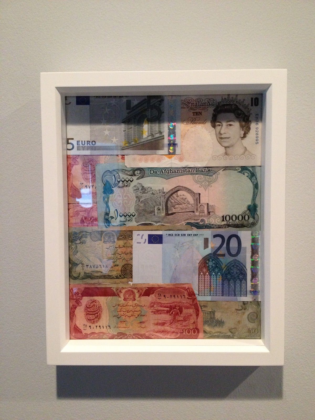 Foreign Money Shadow Box Feelingcrafty Travel Bo Foreign Money Shadow Box Frame Travel Bo Cute Crafts Diy