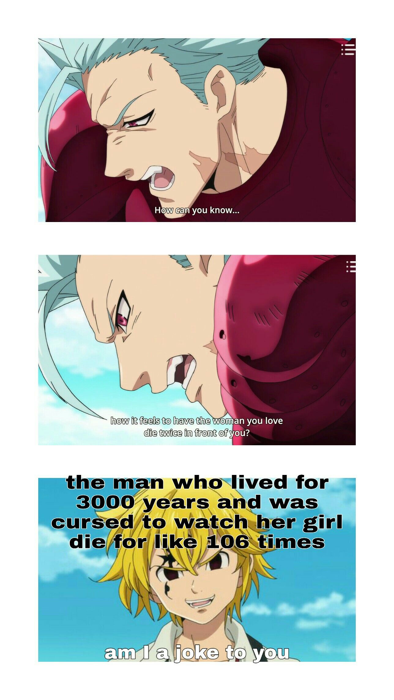 Nanatsu No Taizai Kamigami No Gekirin Meme Seven Deadly Sins Anime Nanatsu No Taizai Kamigami No Gekirin Meme Seven Deadly Sins Anime