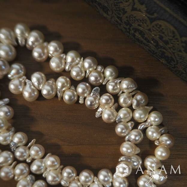 Это Akoya Pearl Barock White.
Цена по цене Akoya Pearl прибыла.
Цвет прост в использовании.
Уникальная форма не слишком формальная и может использоваться случайно.
Форма - это тип барокко с отверстием прямо рядом с плавниками и верхом.
Это очень доступная цена для Akoya Pearl,
При использовании для аксессуаров ручной работы
"Я использую Akoya Pearl!"
Цена разделена в зависимости от оценки, такой как блеск.
A ... он сильнее C.
Барокко часть, как правило, большая.
C ... блеск слабее, чем А.