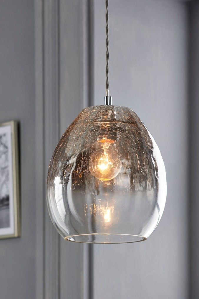 Next Isla Ombre Easy Fit Pendant Grey JAKOBSBYN light brown, Pendant lamp