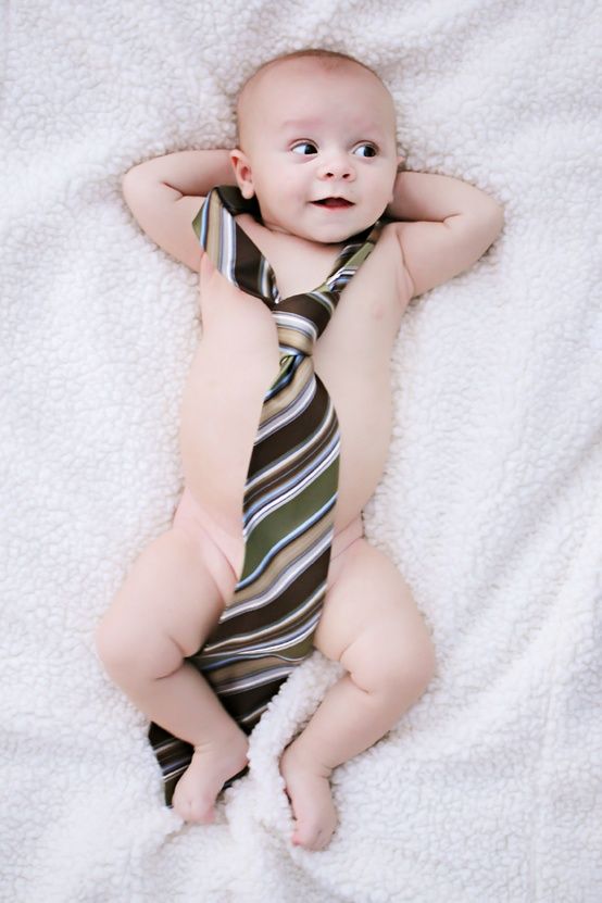 Newborn photo shoot with my slytherin tie Newborn photo shoot with my slytherin tie