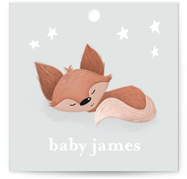 Star Cloud Baby Shower Favor Tags
