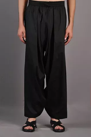Shop for Bohame Black Cotton Satin Adam Textured Bundi And Kurta Set for Men Online at Aza Fashions Kurta With Pants, Harem Pants, Dupion Silk, Satin Color, V Cuts, Men Online, Black Cotton, Types Of Sleeves, Embroidered