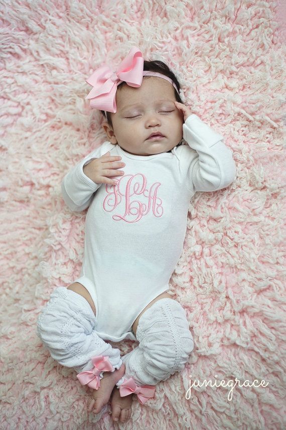 Baby Girl Clothes Newborn Girl Outfit Personalized Baby Girl Coming Home Outfit Floral Organic Floral Outfit Monogramed Outfit