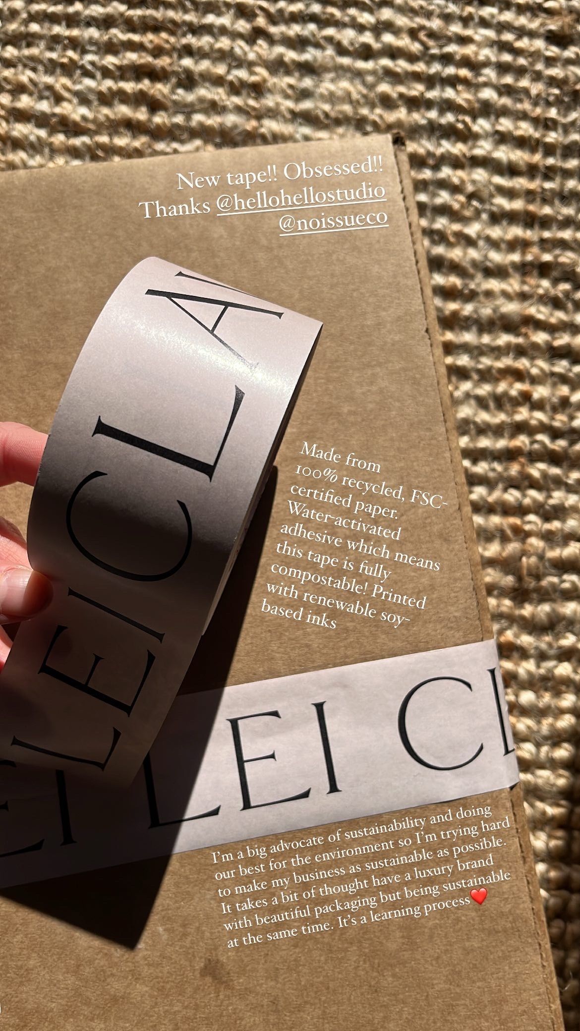 @leileiclaveyphotography's minimalist, neutral-tone tape is giving us all the vibes. 🙌🏻 Want to see your branding on noissue water-activated tape? Here's how. Packaging Tape, Unique Packaging, Custom Packaging, Brand Packaging, Packaging Design, Custom Packing Tape, Custom Tape, Online Sales Marketing