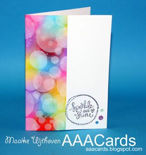 AAA cards challenge #105: sparkle with video