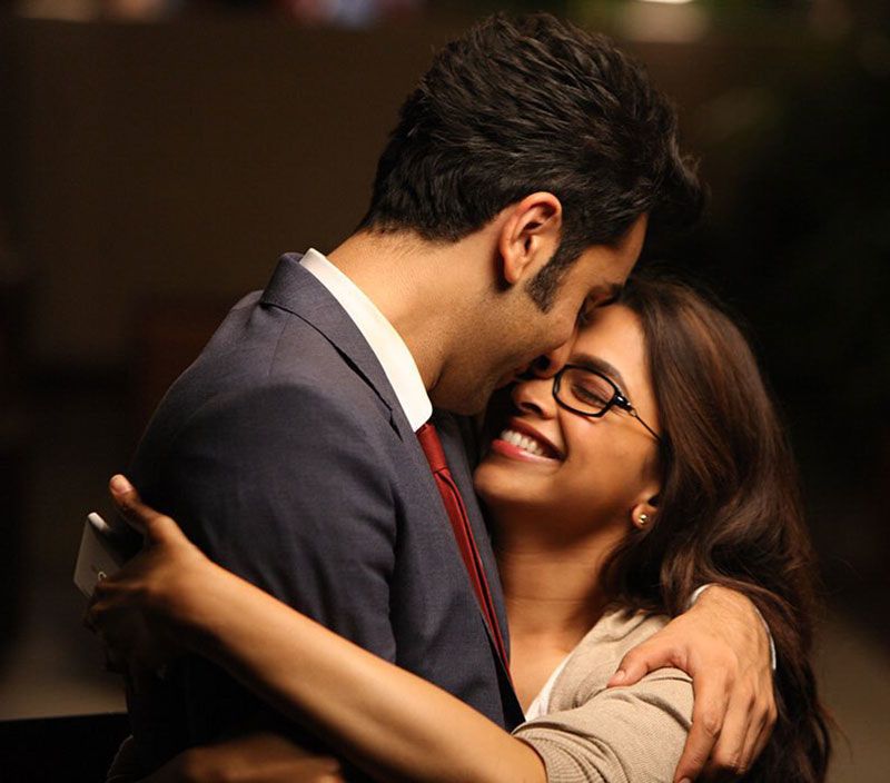 Ranbir Kapoor Hugs Deepika Padukone What A Moment Deepika Padukone Movies Deepika Padukone Bollywood Couples