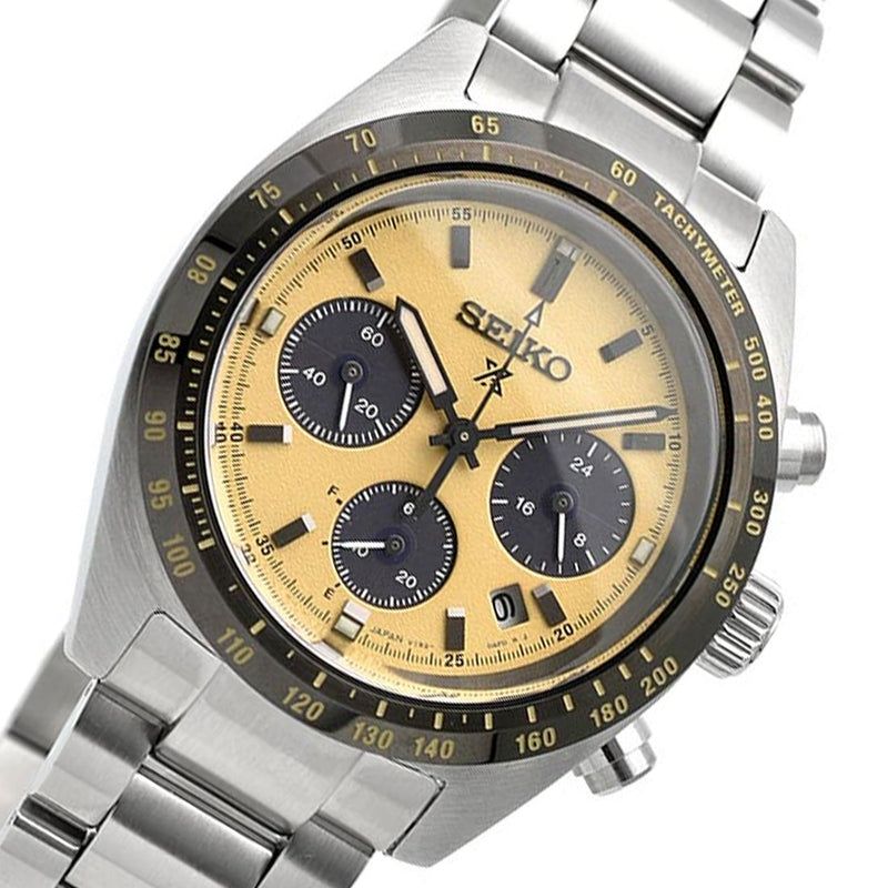 Best Buy Seiko Prospex SSC817P1 SSC817 SSC817P Solar Cream Dial Stopwatch Chrono Watch Fast Shipping SG Japan Korea Brunei USA Canada Australia NZ EU. Chrono Watches, Rolex Watches, Brunei, Seiko Solar, Solar Watch, Korea, Electric Power, Stopwatch, Caliber