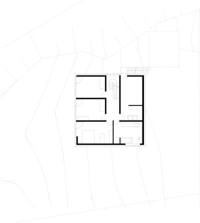 Bernardo Bader · HD House Grundriss, Planer