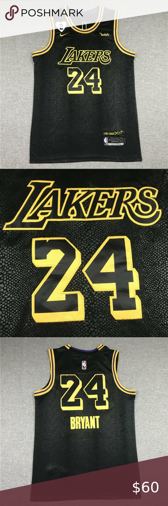 Kobe Jersey City Edition Commemorative Black Mamba 1、Brand New ... Kobe Jersey City Edition Commemorative Black Mamba 1、Brand New ...