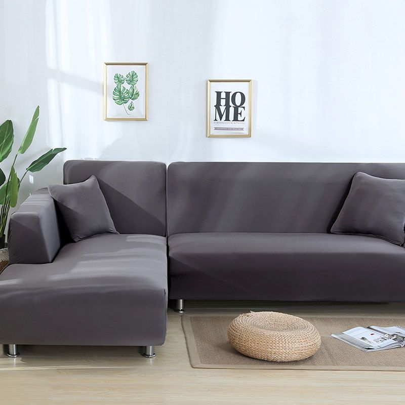 Latest Wrinkle Free Couch Cover For Living Room Sectional Sofa With Straps And Elastic Without Corner Wrapped In 2021 Covers Sofas Slipcovers Chairs Sofa Covers, Wrap Around Sectional Couch Cover