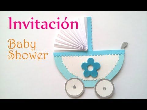 Tarjeta cochecito bebé baby shower. Manualidades con papel Tarjeta cochecito bebé baby shower. Manualidades con papel