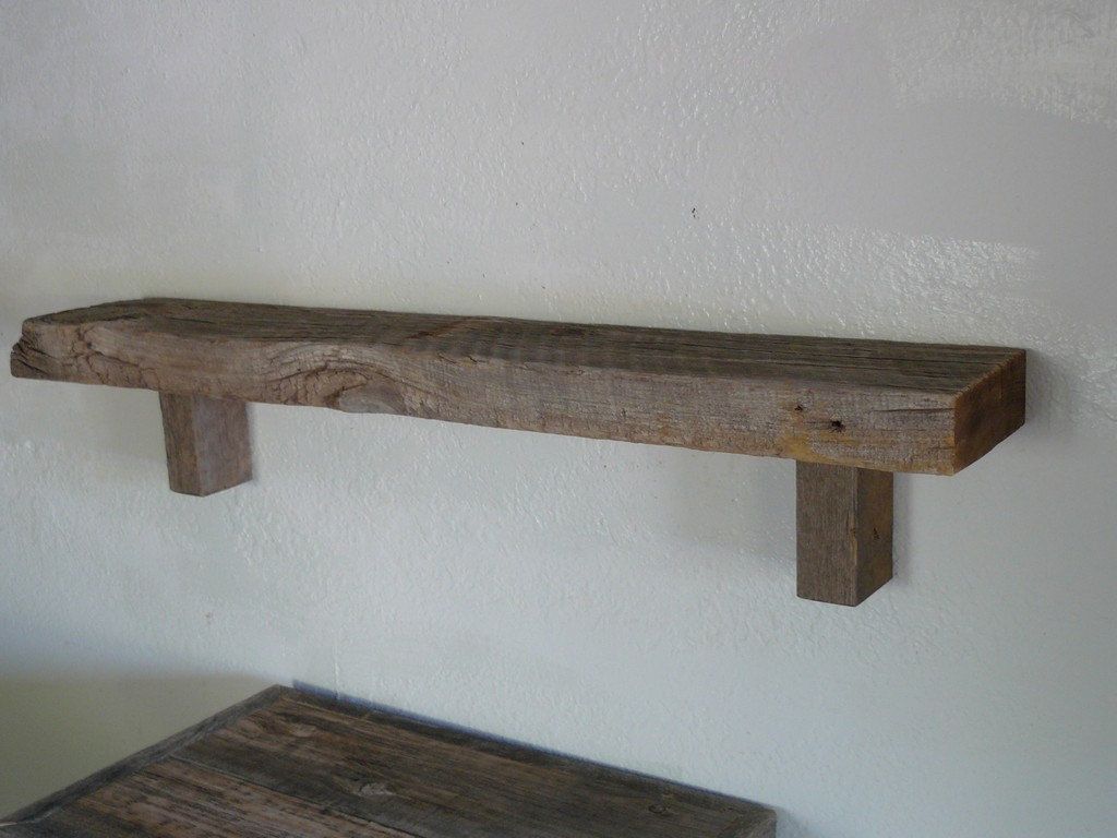 32 Inch Weathered Wood Wall Shelf Barnwood In 2018 Vacation 32 Inch Weathered Wood Wall Shelf Barnwood By Barnwood4u On Etsy 50 00